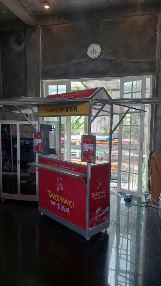 Grobak makanan /Grobak minuman almunium