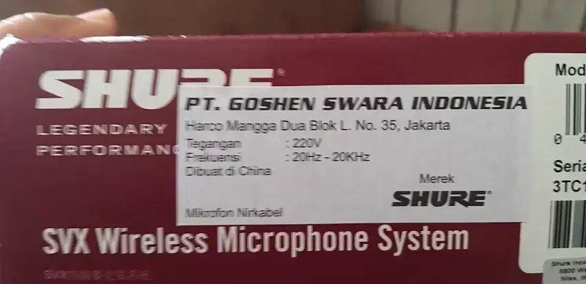 Mic Flip On Shure Original bekas seperti baru