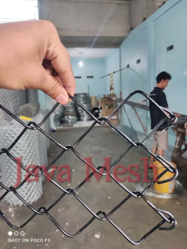 Kawat harmonika lapis pvc bis custom