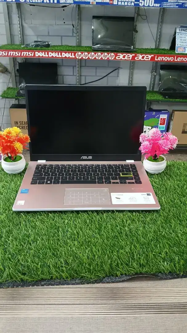 LAPTOP NEW ASUS E410KA GARANSI RESMI COCOK BUAT ANAK KULIAH & KERJA