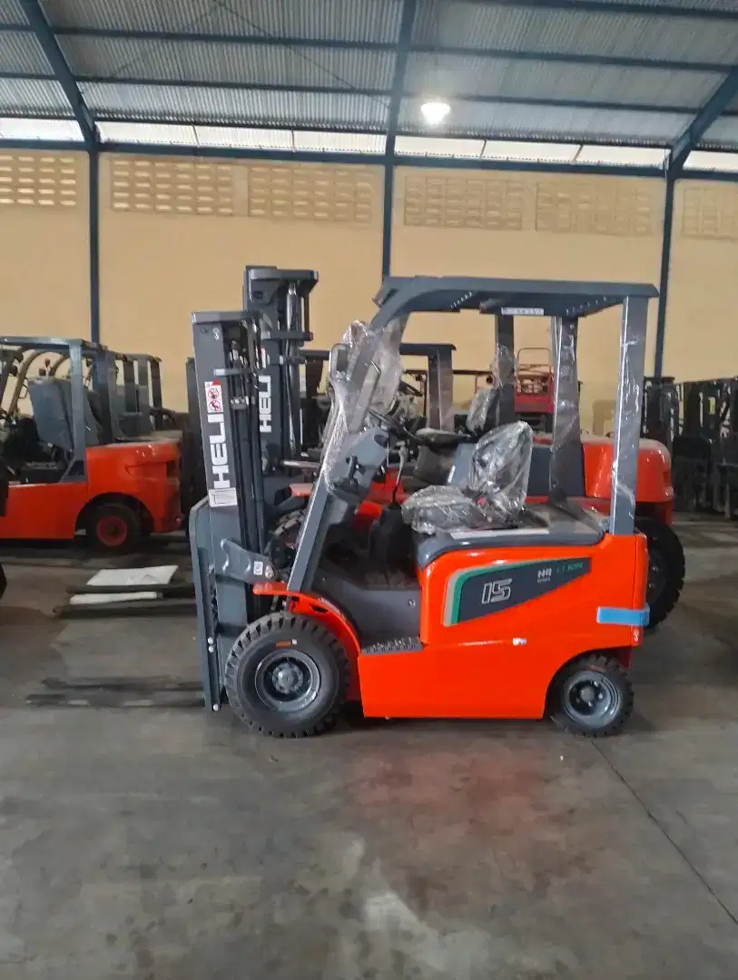 Jual Forklift Electric HELI 1.5 Ton Mast 3 Meter Battery LITHIUM