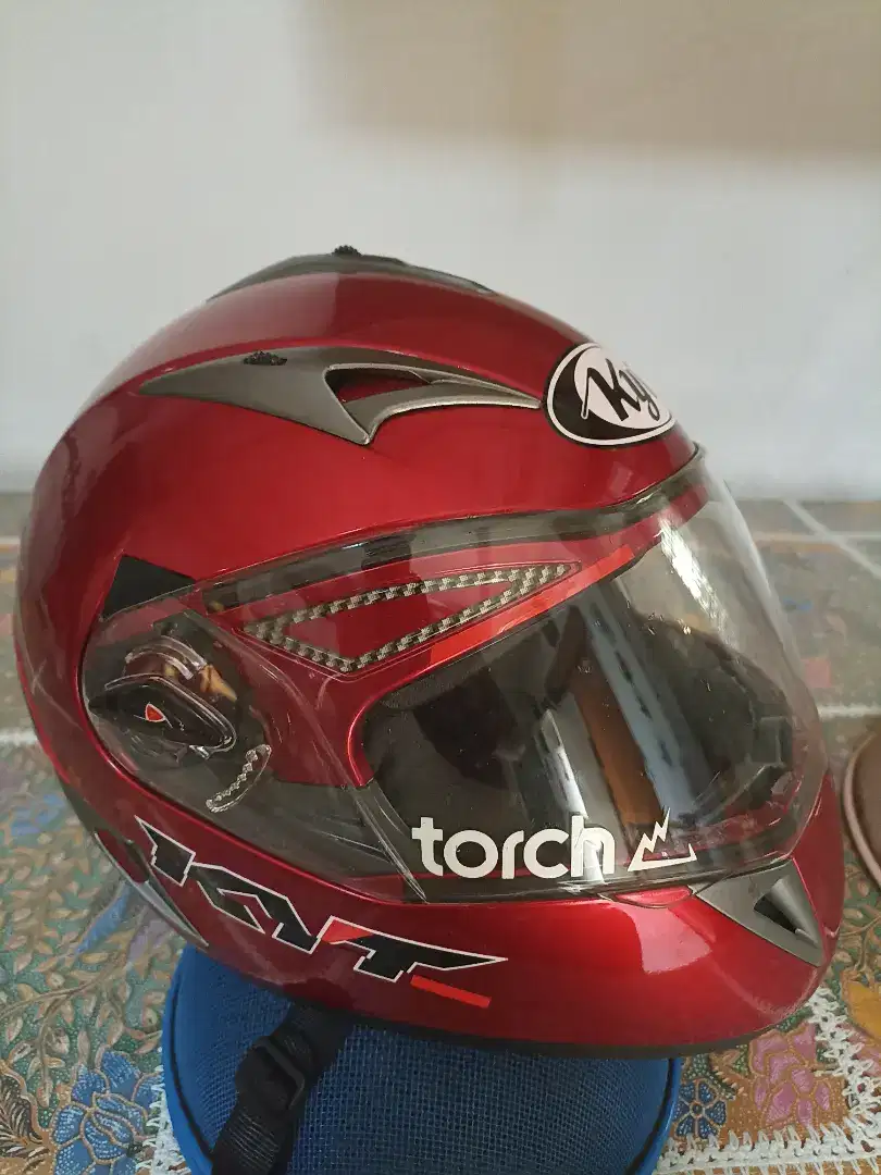 Helm Fullface KYT Alpha Venom Double Visor