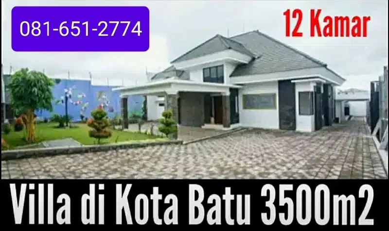 Villa di Kota Batu Malang