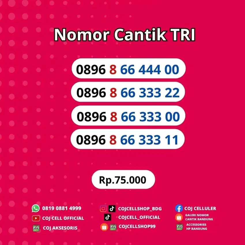 NOMOR CANTIK TRI