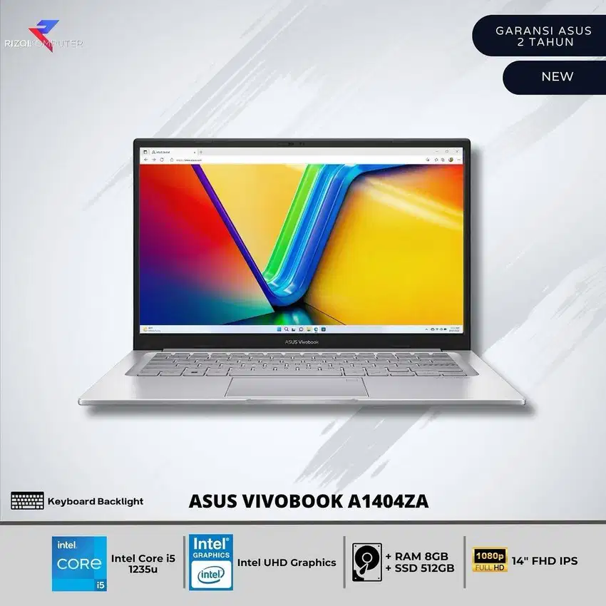 Asus VivoBook A1404ZA VIPS553 Processor Intel Core i5 1235U Ram 8GB SS