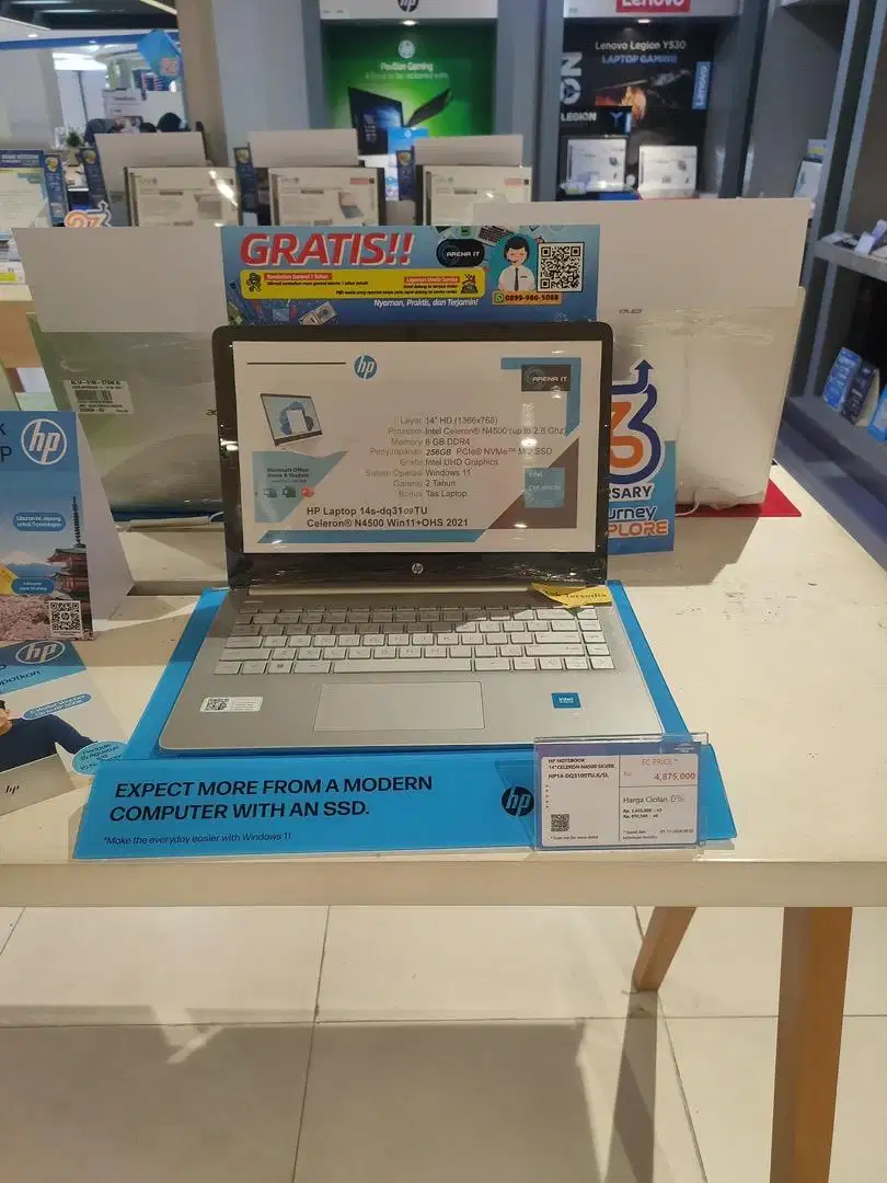 Segampang itu miliki Laptop HP Notebook 14 Cicilan murah 503rban 1.77%