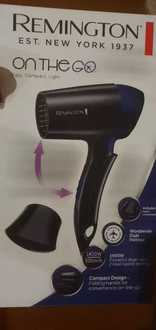 Remington Hair Dryer Compact 1400