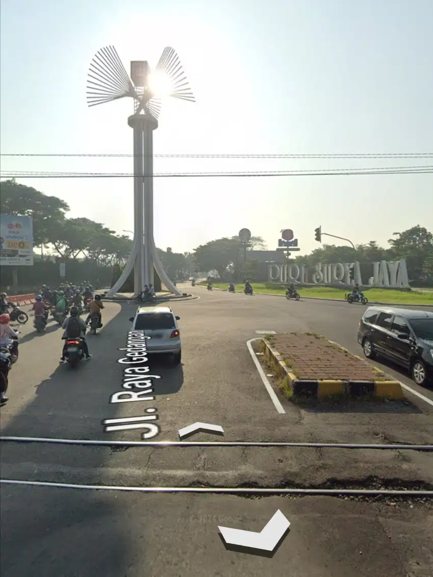 Kavling dalam perumahan puri surya jaya Gedangan sidoarjo