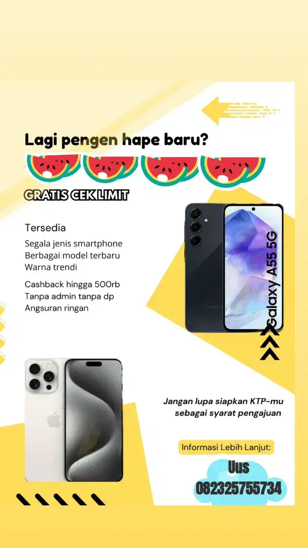 Samsung A55 dan Iphone