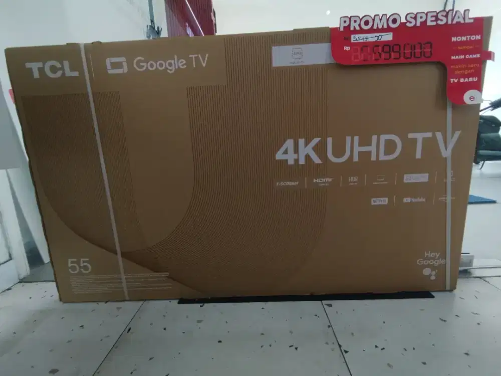Promo TCL 55 inch 4K Google TV Bisa Kredit Tanpa DP Free Ongkir