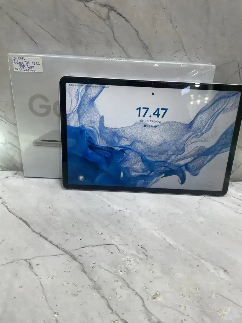 Samsung Galaxy Tab S8 8/128gb 5G wifi cell Silver fullset