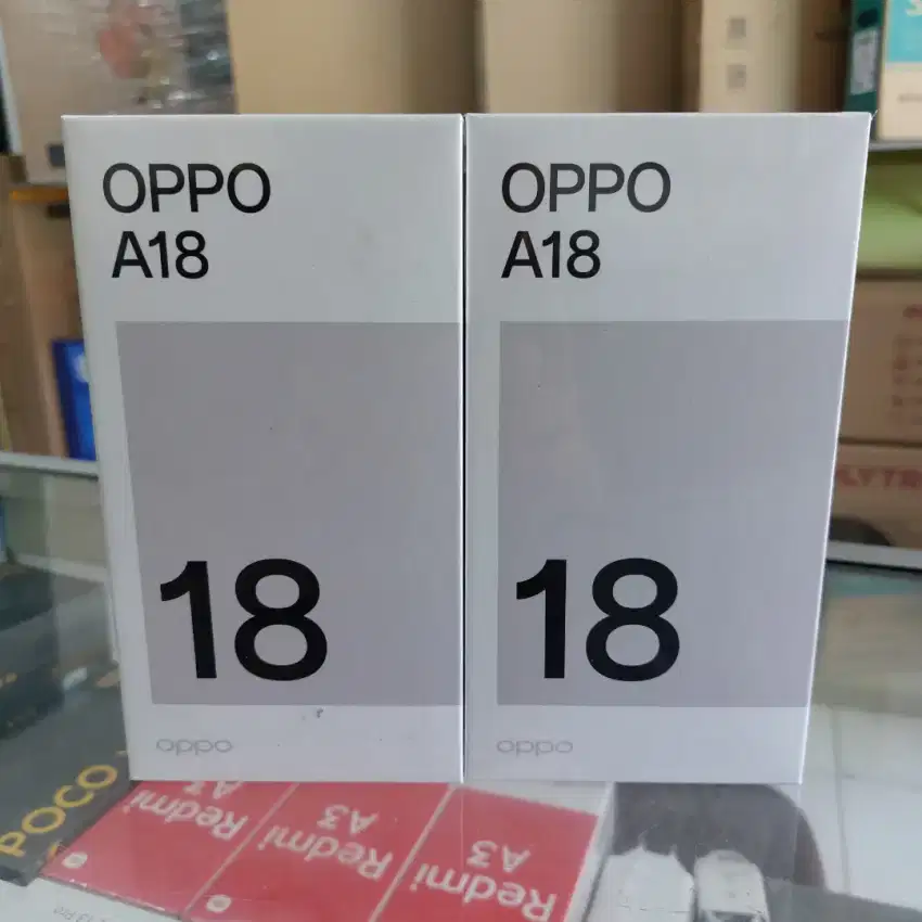 OPPO A18 4/128GB GARANSI RESMI