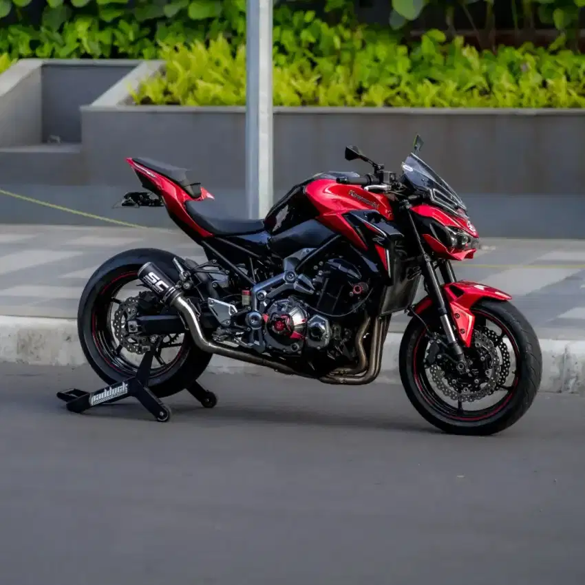 KAWASAKI Z900 2018 MERAH CANDY FULL PAPER MODIF CANTIK