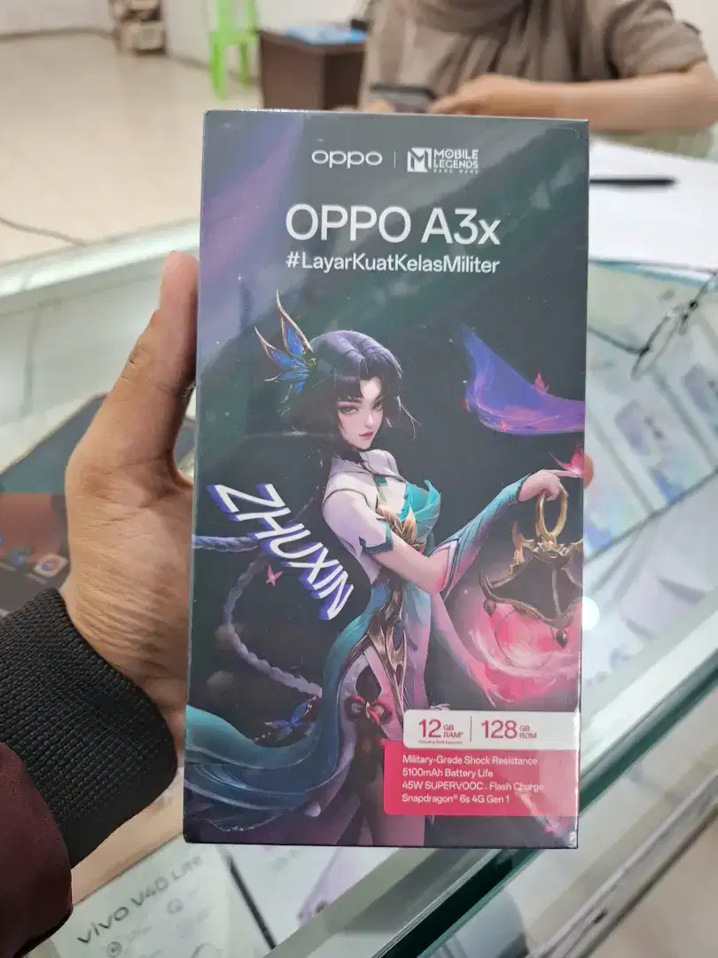 Oppo A3X ram 6/128 Baru Garansi resmi Bisa jual HP