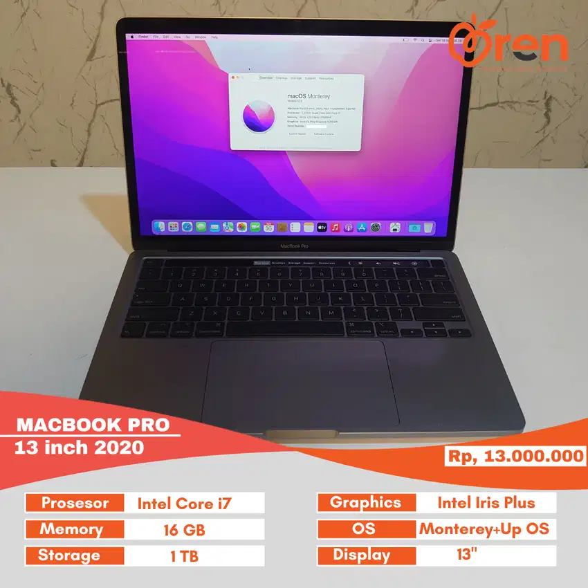 MacBook Pro 13inch 2020