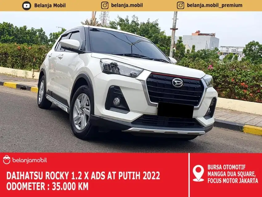 [ LOW KM ] Daihatsu Rocky 1.2 X ADS AT Putih 2022/2023