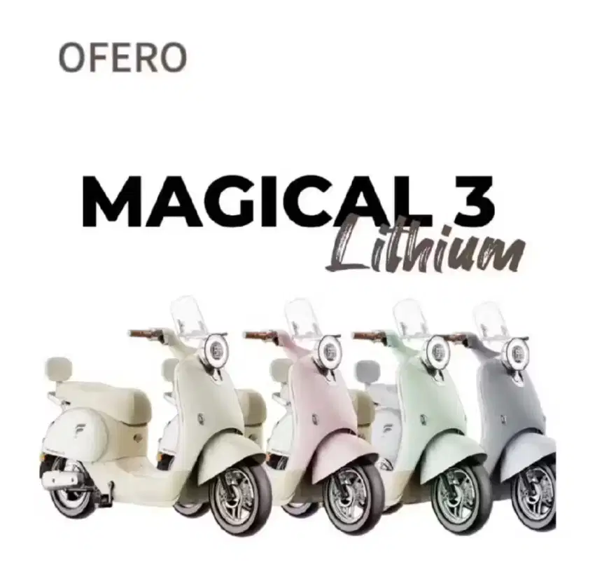 E-BIKE SEPEDA LISTRIK OFERO MAGICAL 3 LITH II POWER 600W SPEED 42KM