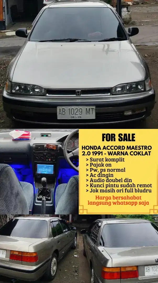 HONDA ACCORD MAESTRO 2.0 1991