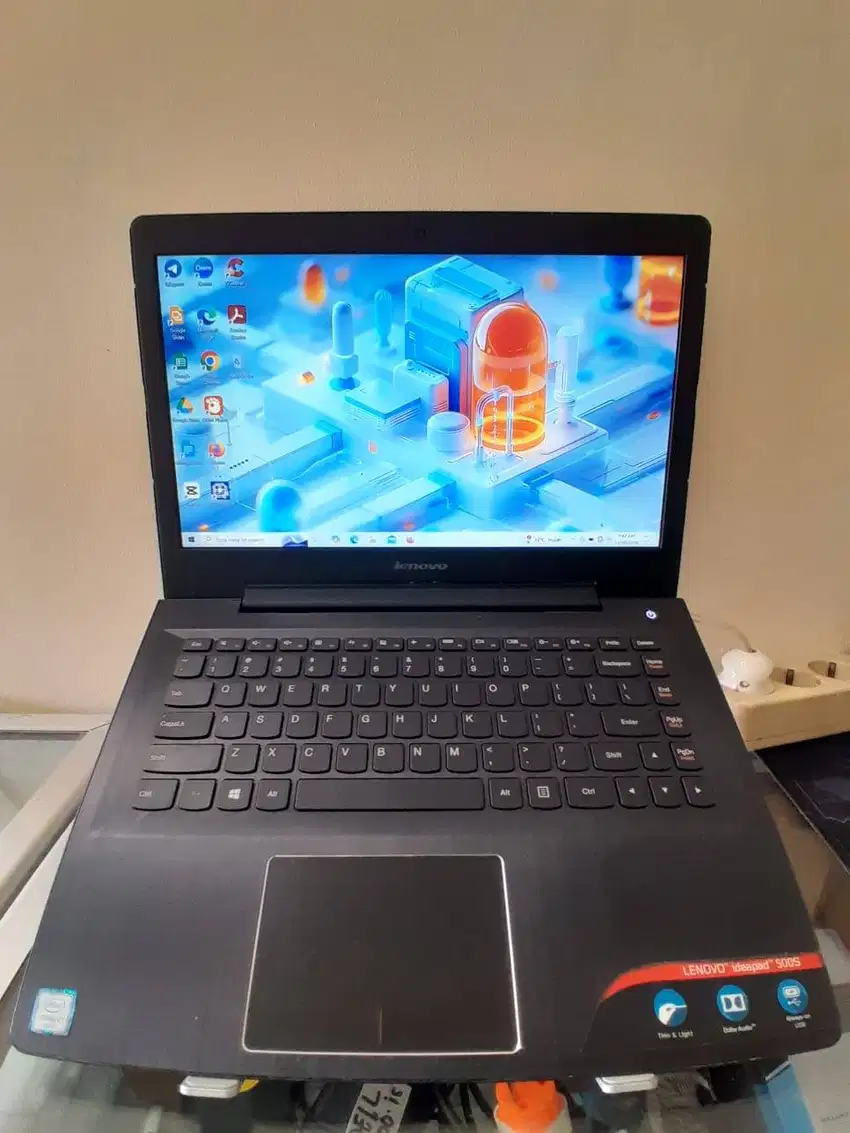 Lenovo ideapad S500, core i7 gen6, ram 8gb, ssd 128gb, layar 14in FHD