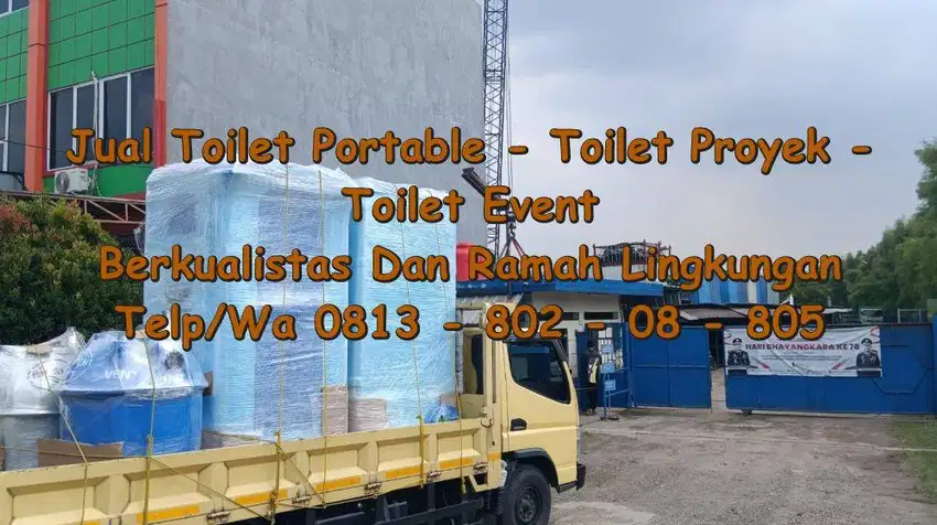 TOILET PORTABLE/ TOILET PROYEK/ WC PORTABLE/ PORTABLE TOILET