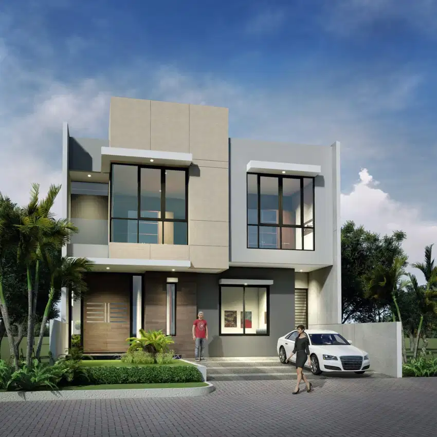 dijual rumah baru gress modern minimalis citraland utama