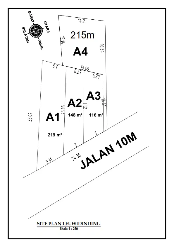 TANAH KAVLING SIAP BANGUN DEPAN PERUMAHAN