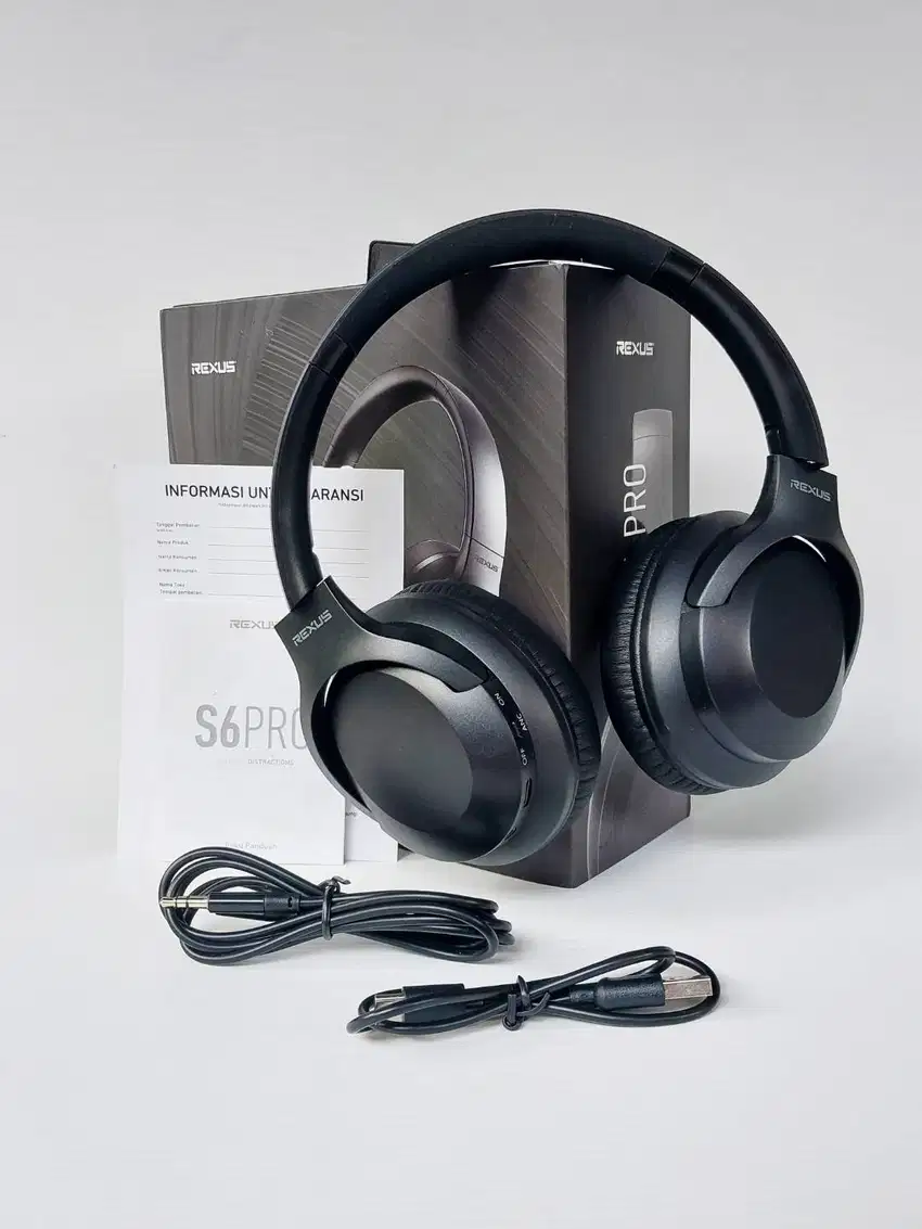 Headset Rexus Wireless S6 Pro with ANC (Active Noise Cancellation)