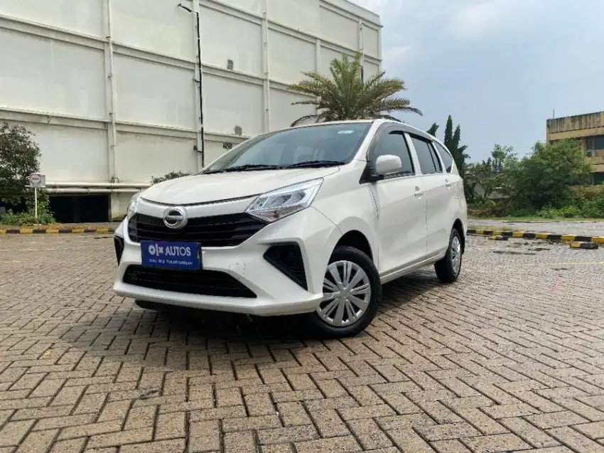 Kilometer Rendah TDP 6,JT Daihatsu Sigra 1.2 X Bensin-AT Putih 2020