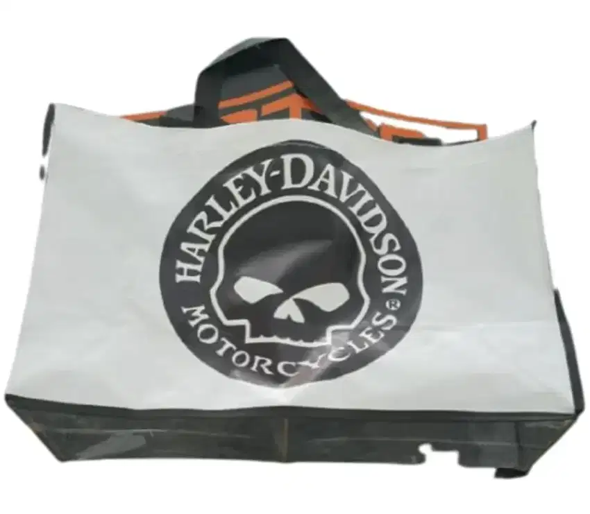 Tas harley davidson skull white