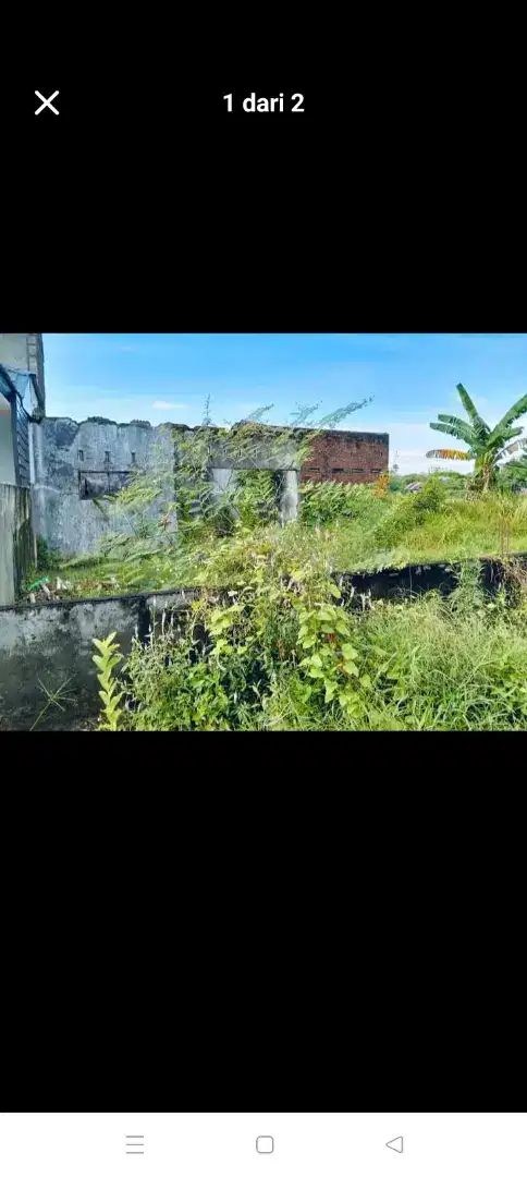 Dijual tanah dan bangunan