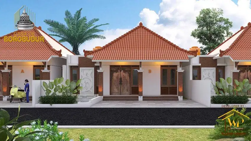 RUMAH MURAH TERLARIS DP RINGAN DI BOROBUDUR 500JTAN