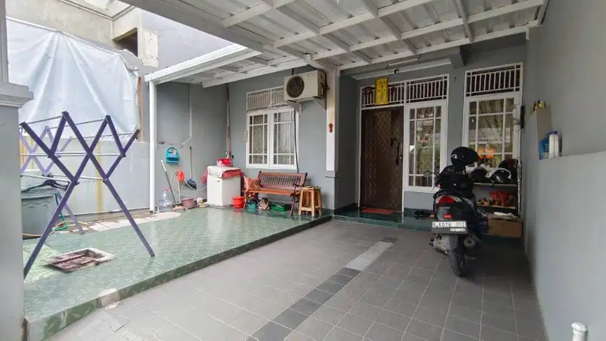 Di jual rumah siap huni 1,5 lantai di Banjar Wijaya Tangerang
