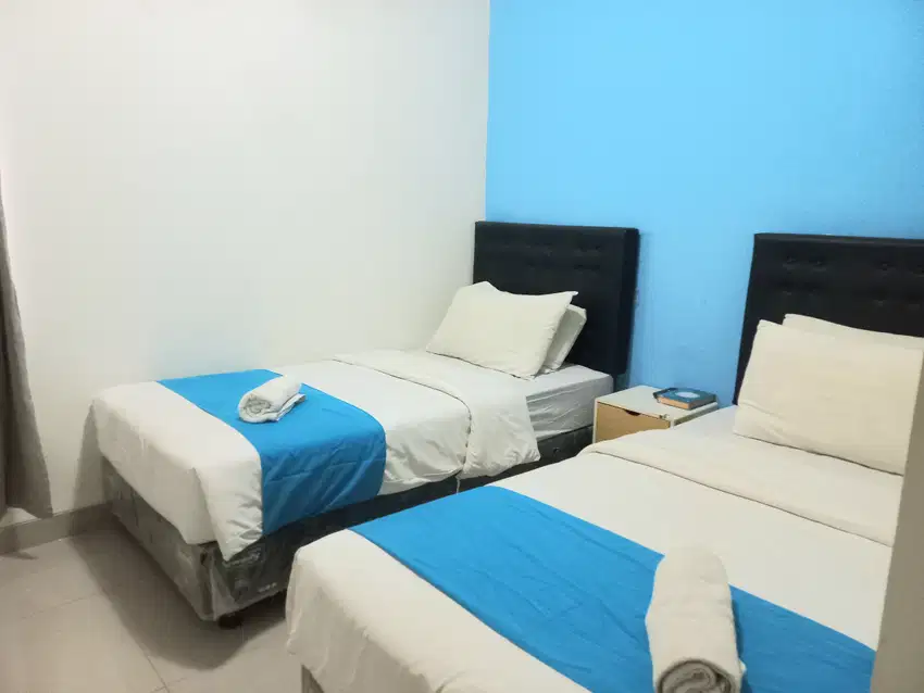 Kost Murah Cendrawasih Serang Twin Bed Dekat UIN Sultan Maulana