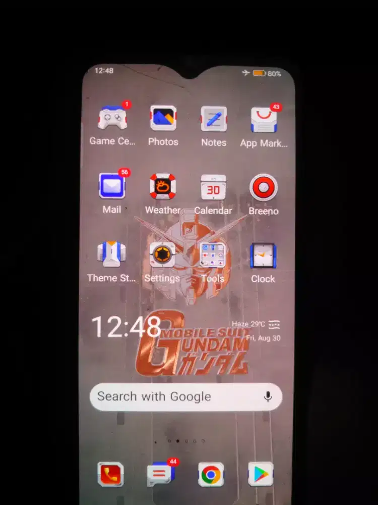 Handphone oppo reno gundam
