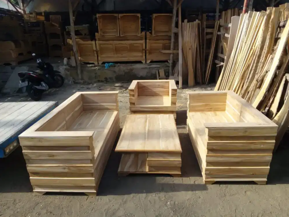 Aneka KURSI TAMU JATI asli