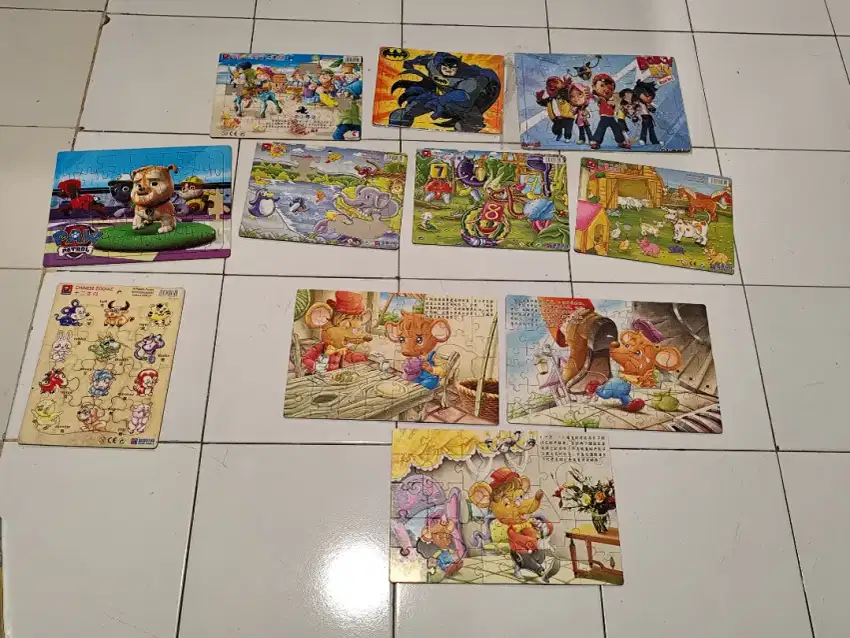 Jigsaw puzzle mainan anak