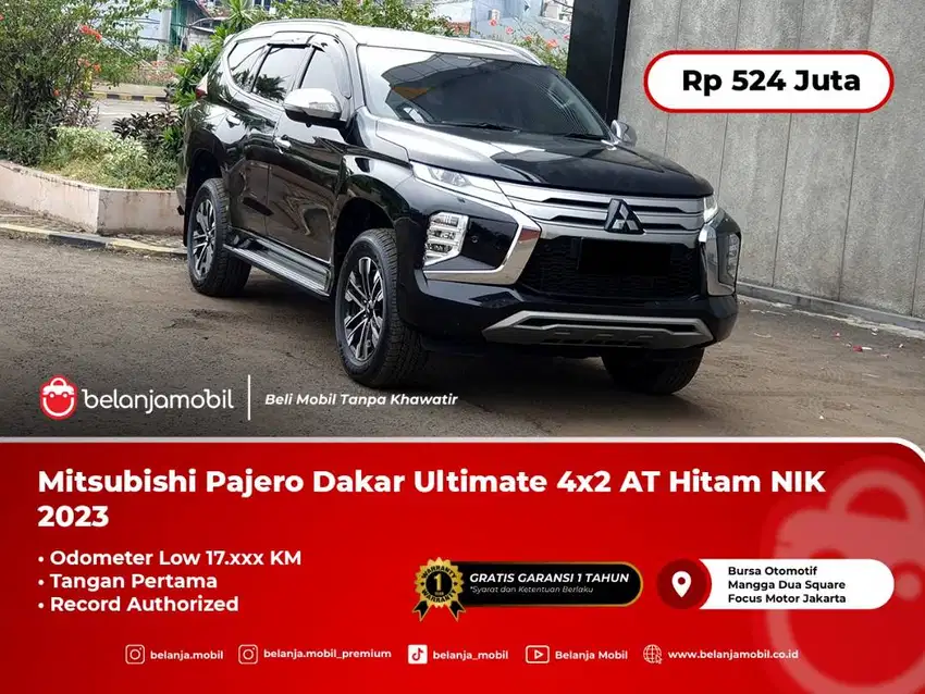 [LOW KM 17RB] Mitsubishi Pajero Dakar Ultimate 4x2 AT NK 2023