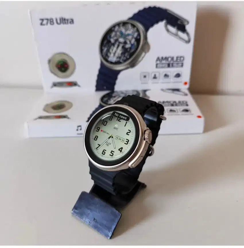 [FREE ONGKIR] Smartwatch Amoled Z78 Ultra COD area Makassar dan Gowa