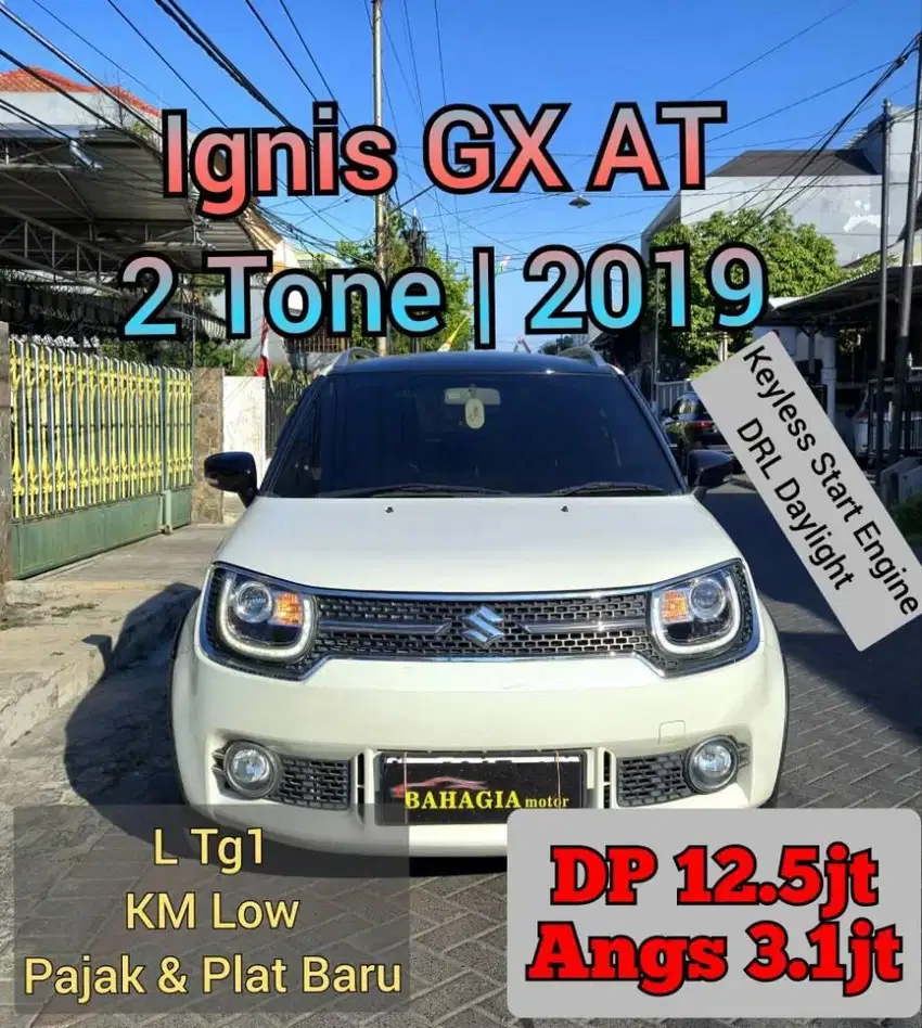 Suzuki Ignis GX 2019 Matic AT AGS 2018 Putih White GL 2017 Brio Agya