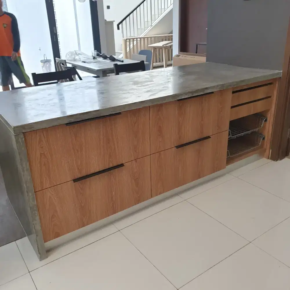 Kitchen set , Lemari pakaian , Backdrop , pagar ,kanopi