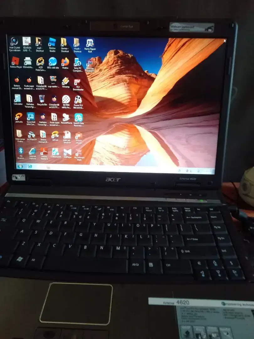 Dijual laptop Accer Extensa 4620