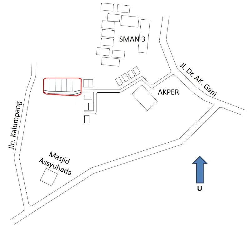 Tanah strategis untuk bangun rumah di Solok