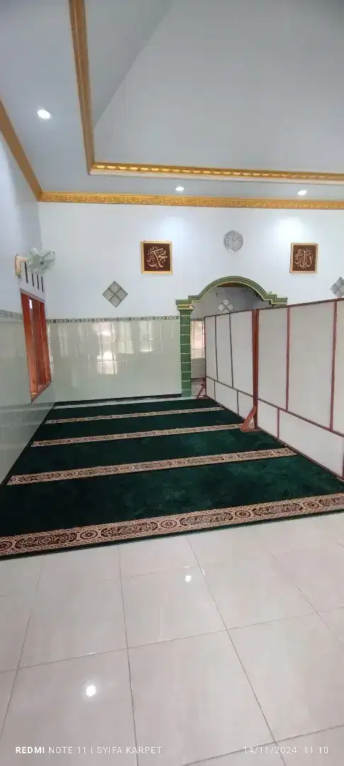 KARPET MASJID BAYAR DI LOKASI