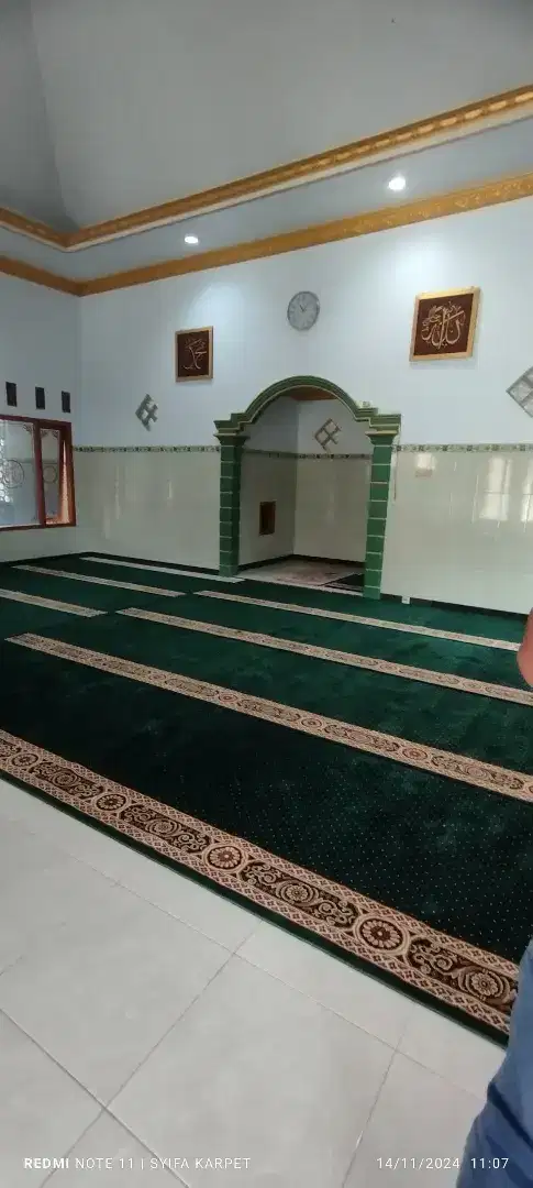 KARPET MASJID BAYAR DI LOKASI