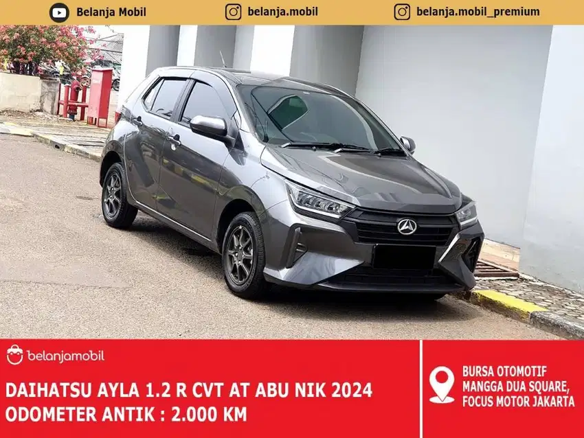 km2ribu Daihatsu Ayla 1.2 R CVT AT Abu NIK 2024