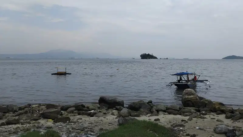 tanah pinggir pantai teluk bandar lampung