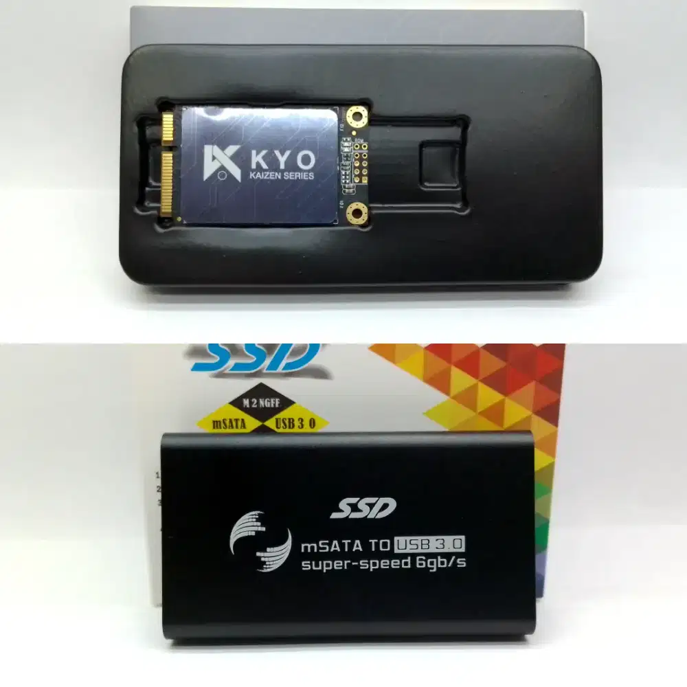 SSD msata Kyo 256GB paket bukan nvme atau m.2