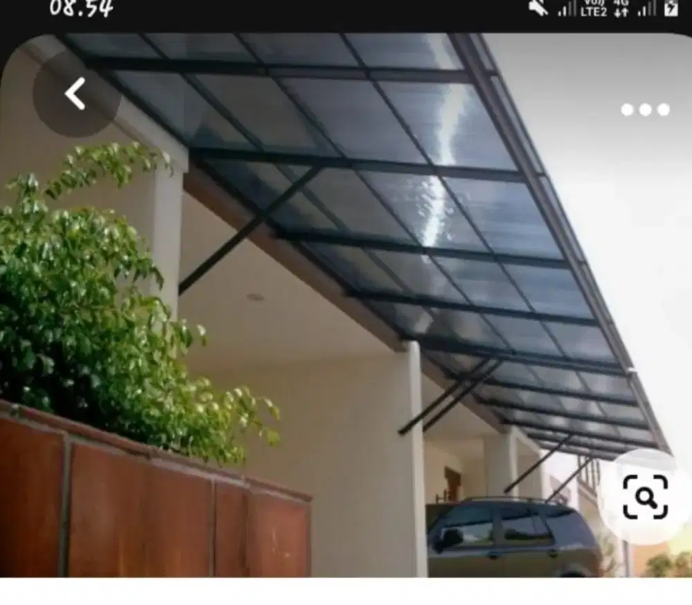 KANOPI POLIKARBONAT TANGGA