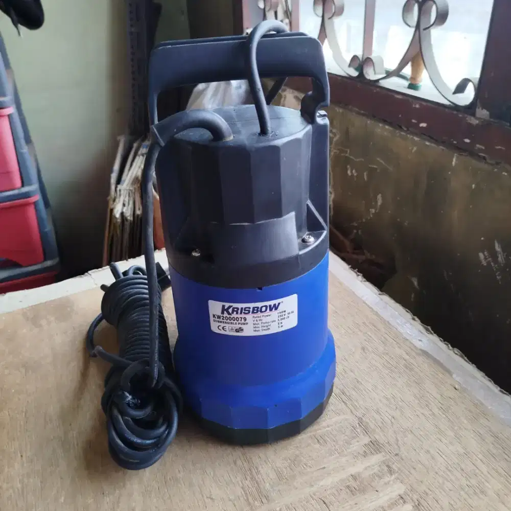 KRISBOW POMPA CELUP KOLAM AIR BERSIH / SUBMERSIBLE PUMP