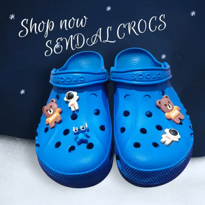 Sendal Crocs rijek pabrik size 42